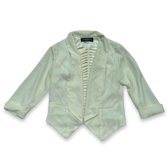 Akira Chicago White Ladder Cut Out Blazer - Picture 10 of 10